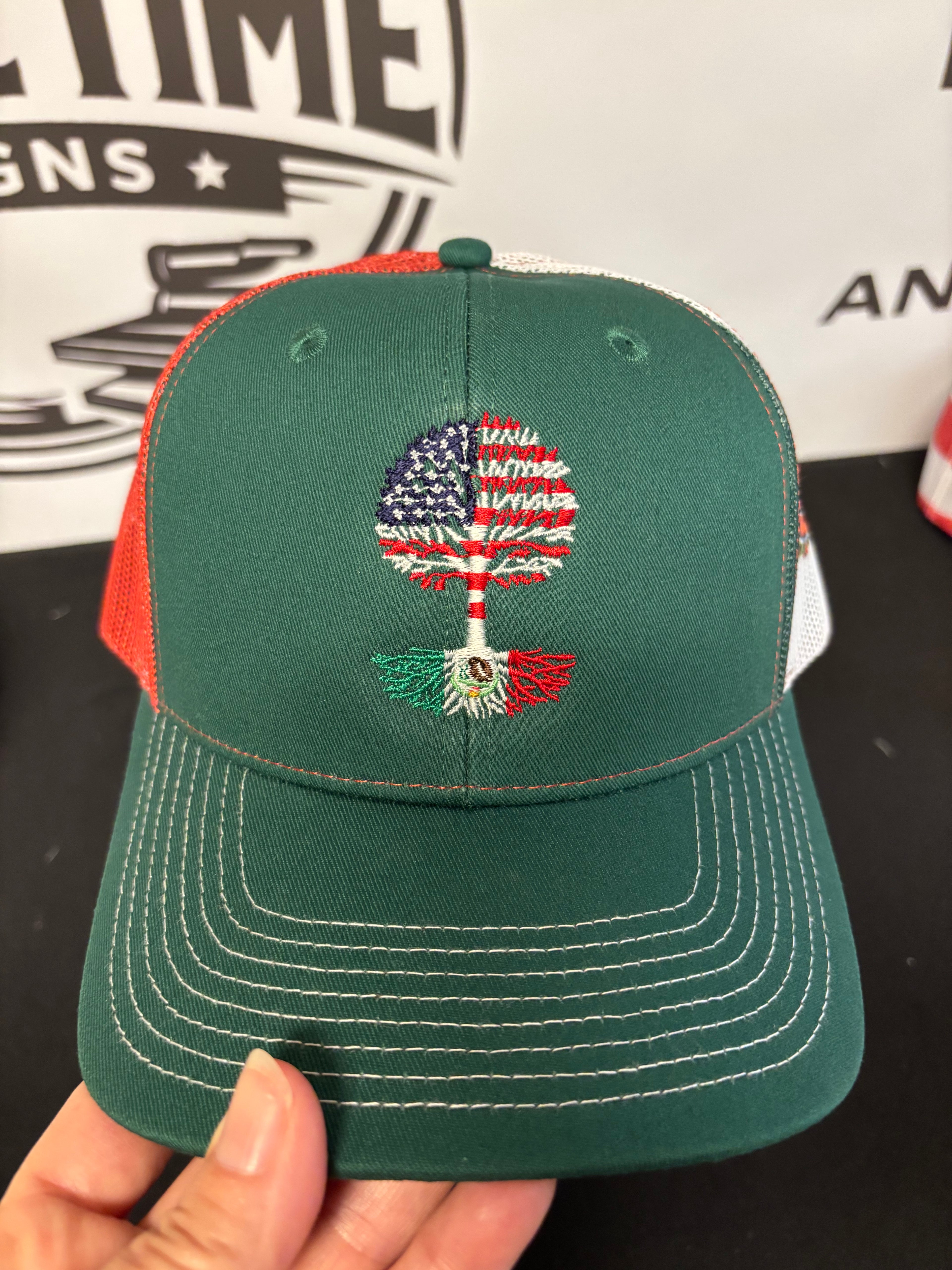 American Mexican Heritage Hat - 3 different designs