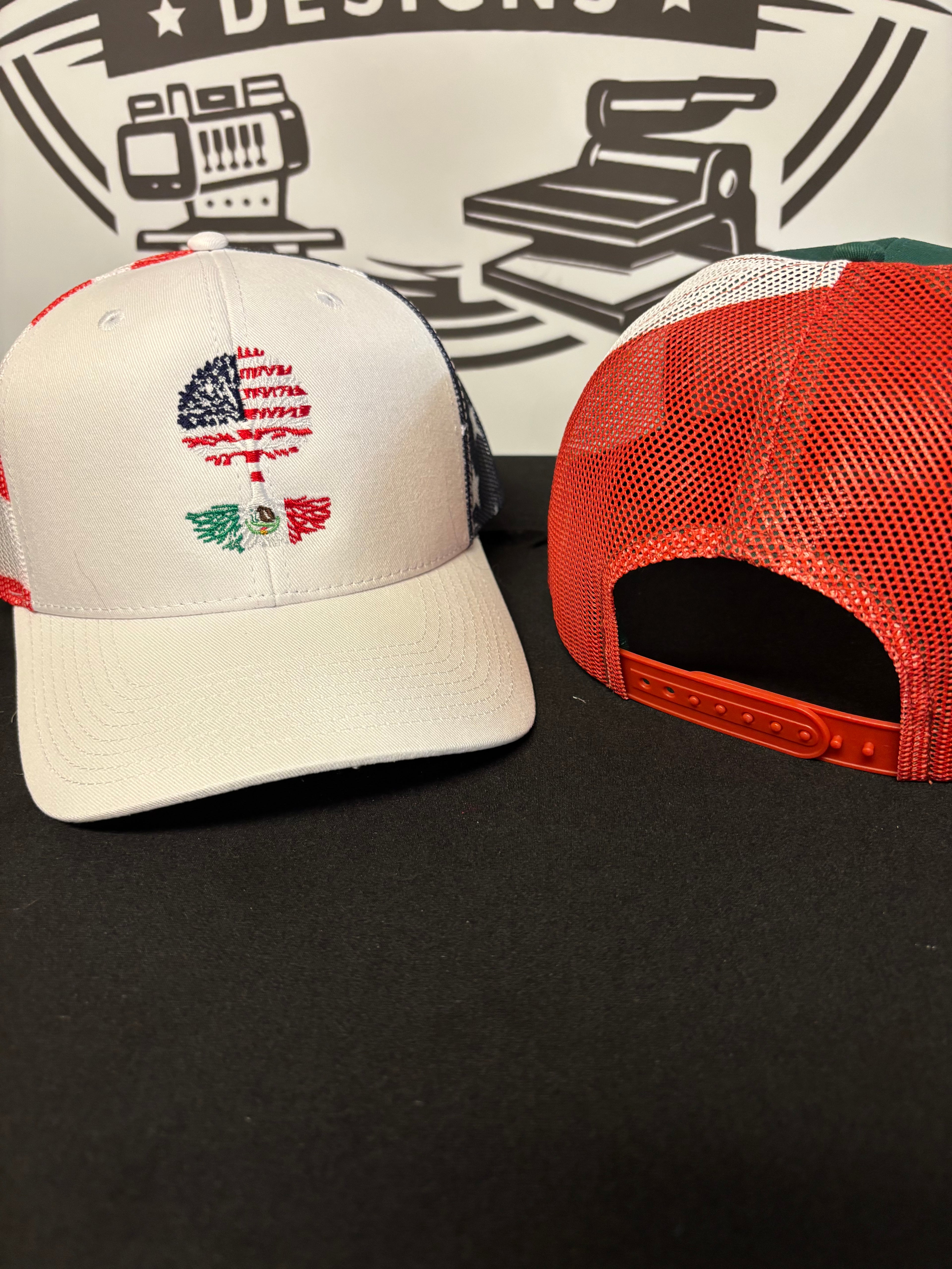 American Mexican Heritage Hat - 3 different designs
