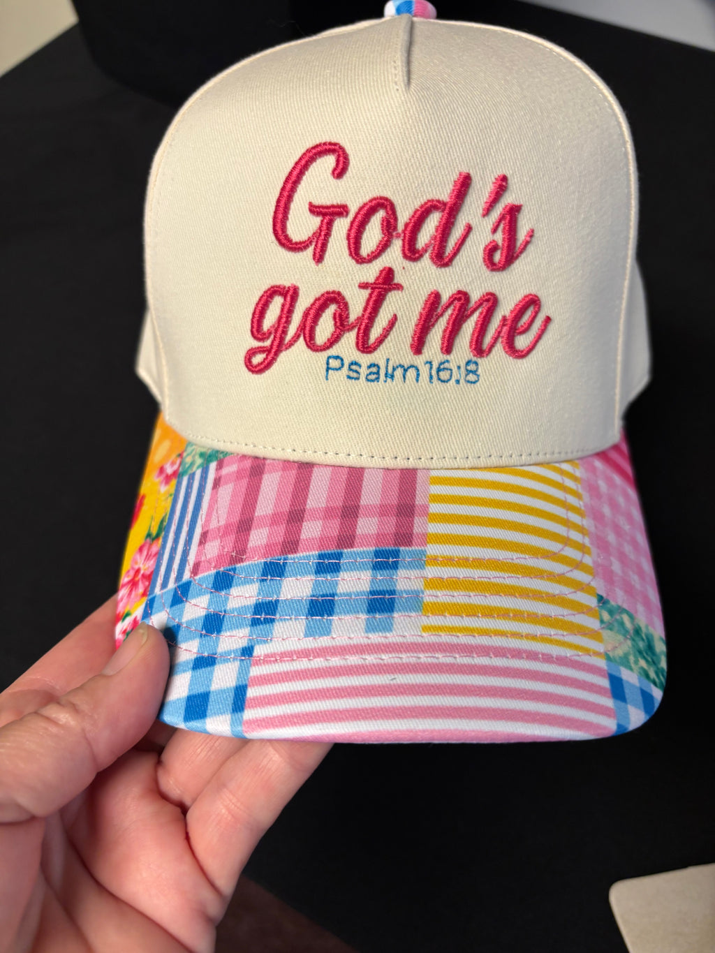 God's Got Me Colorblock hat