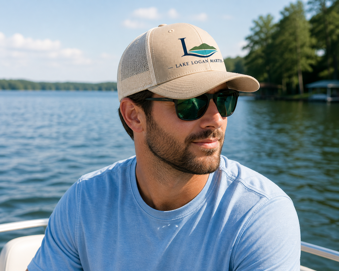 Lake Logan Martin trucker style hat
