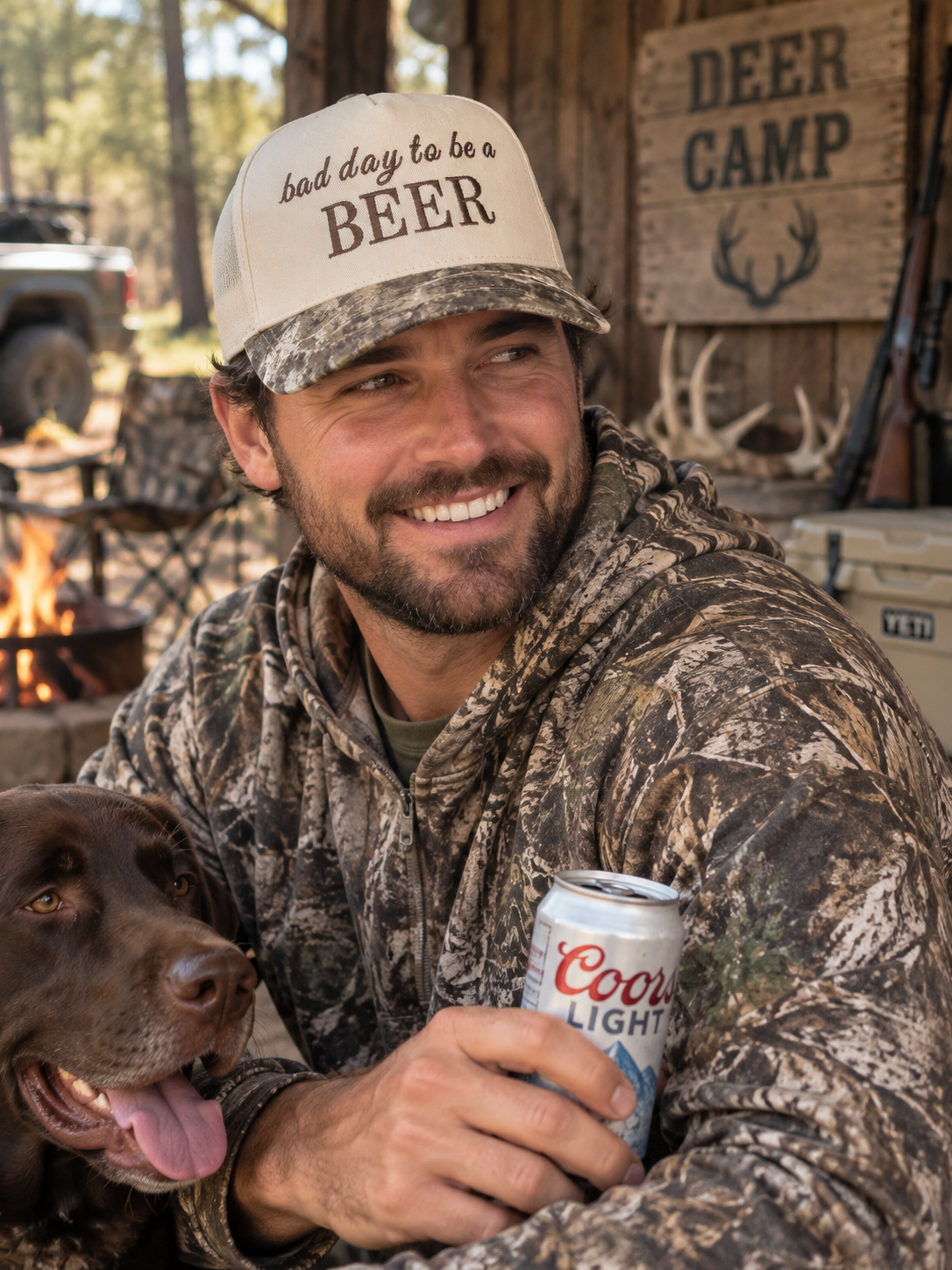Bad Day to be a Beer Hat - Camo