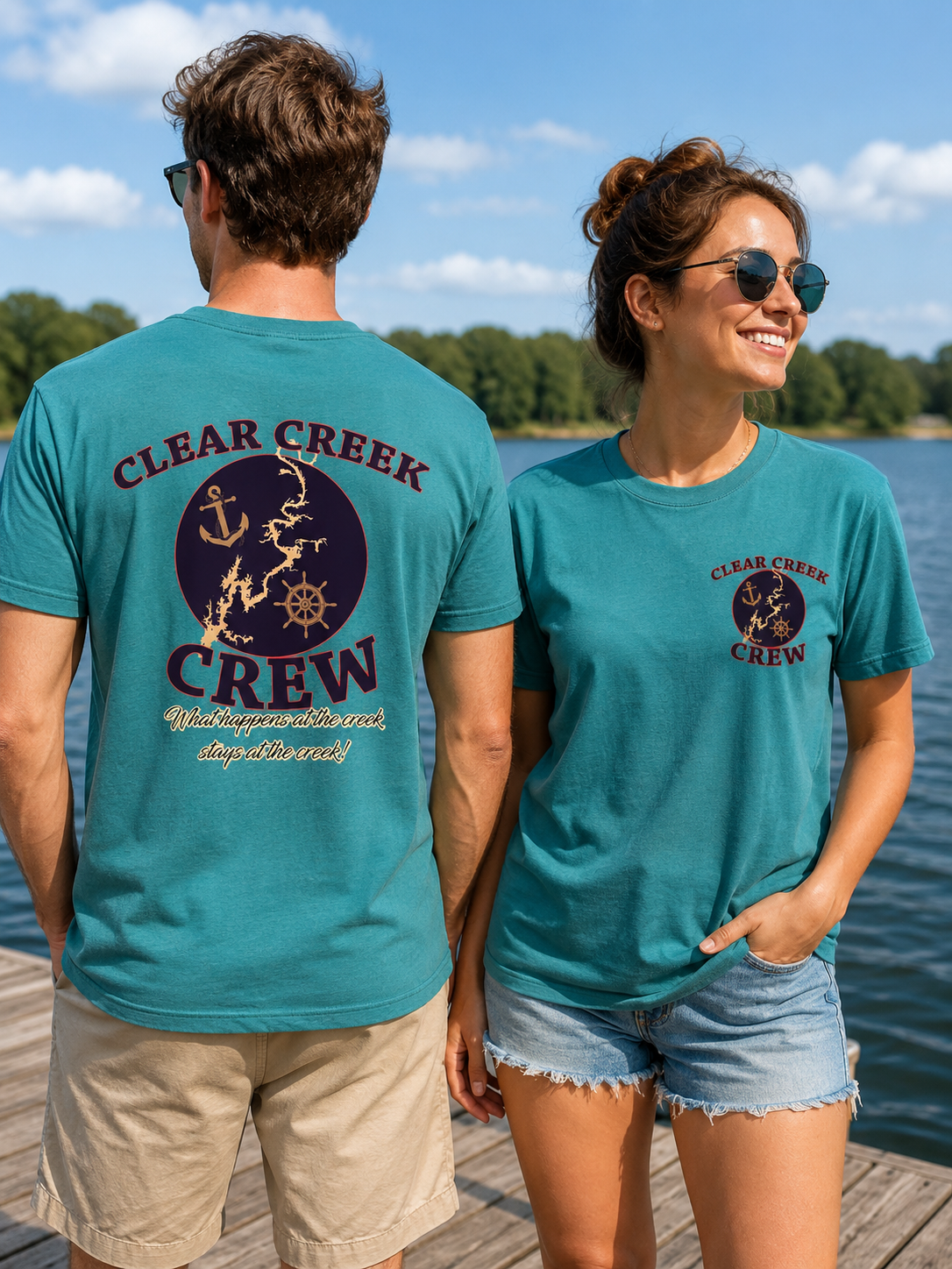 Clear Creek Crew Shirt - What happens at the creek stays at the creek