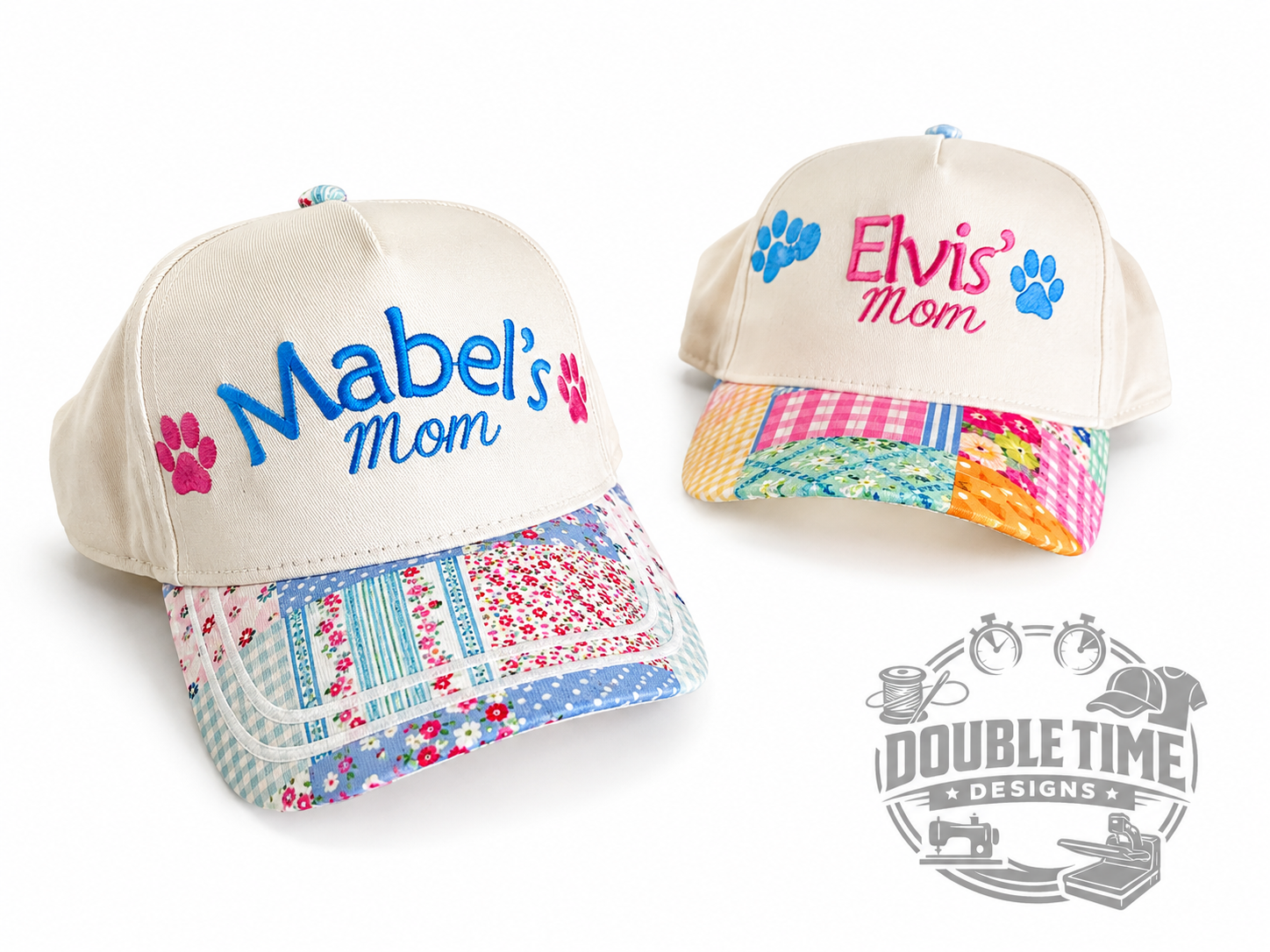 Dog (Pet) Mom Hat, customized with YOUR dog's name(s)