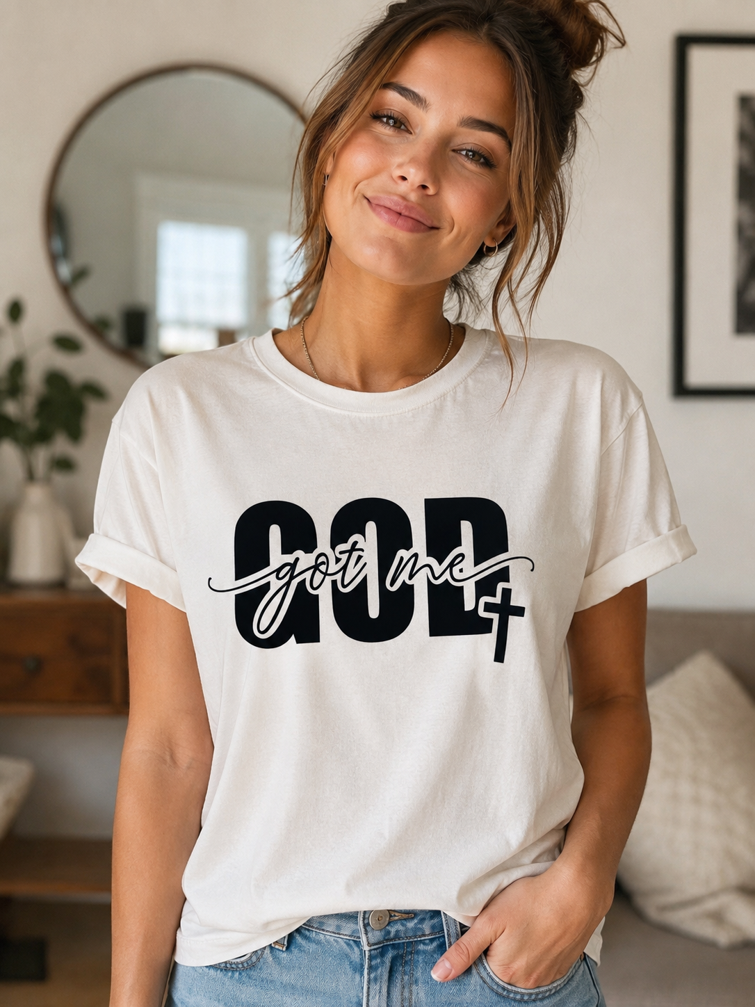 God Got Me Tee