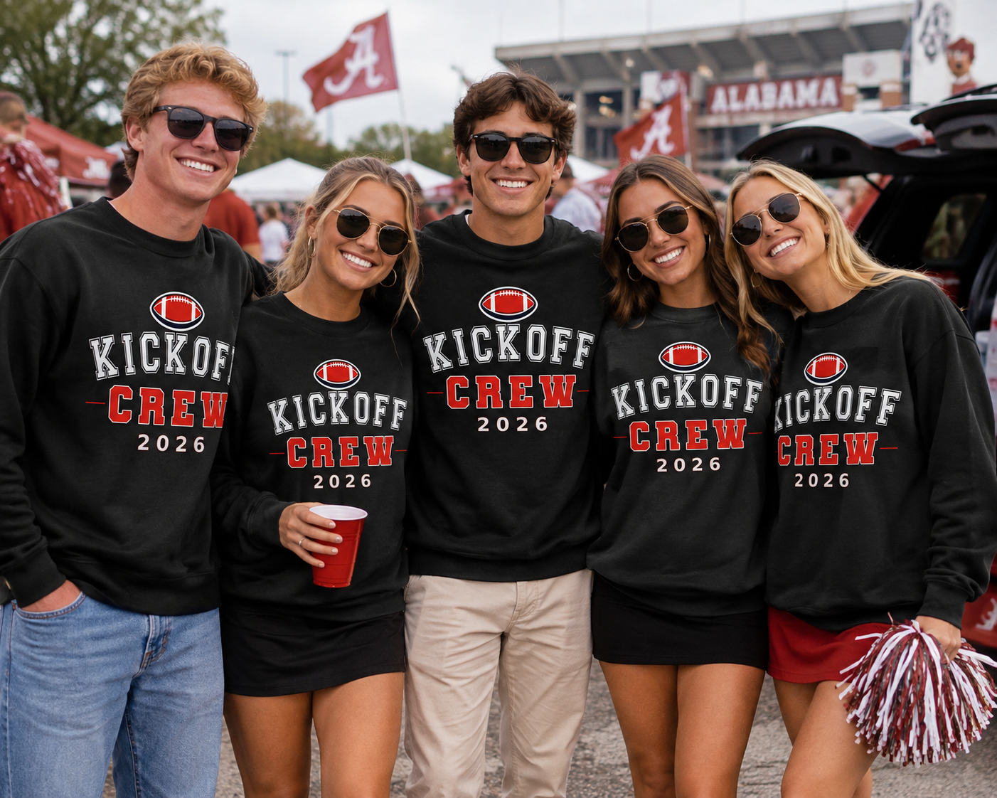 Kickoff Crew 2026 Long Sleeve Tshirt - Alabama
