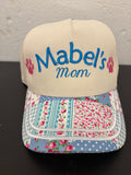 Dog (Pet) Mom Hat, customized with YOUR dog's name(s)