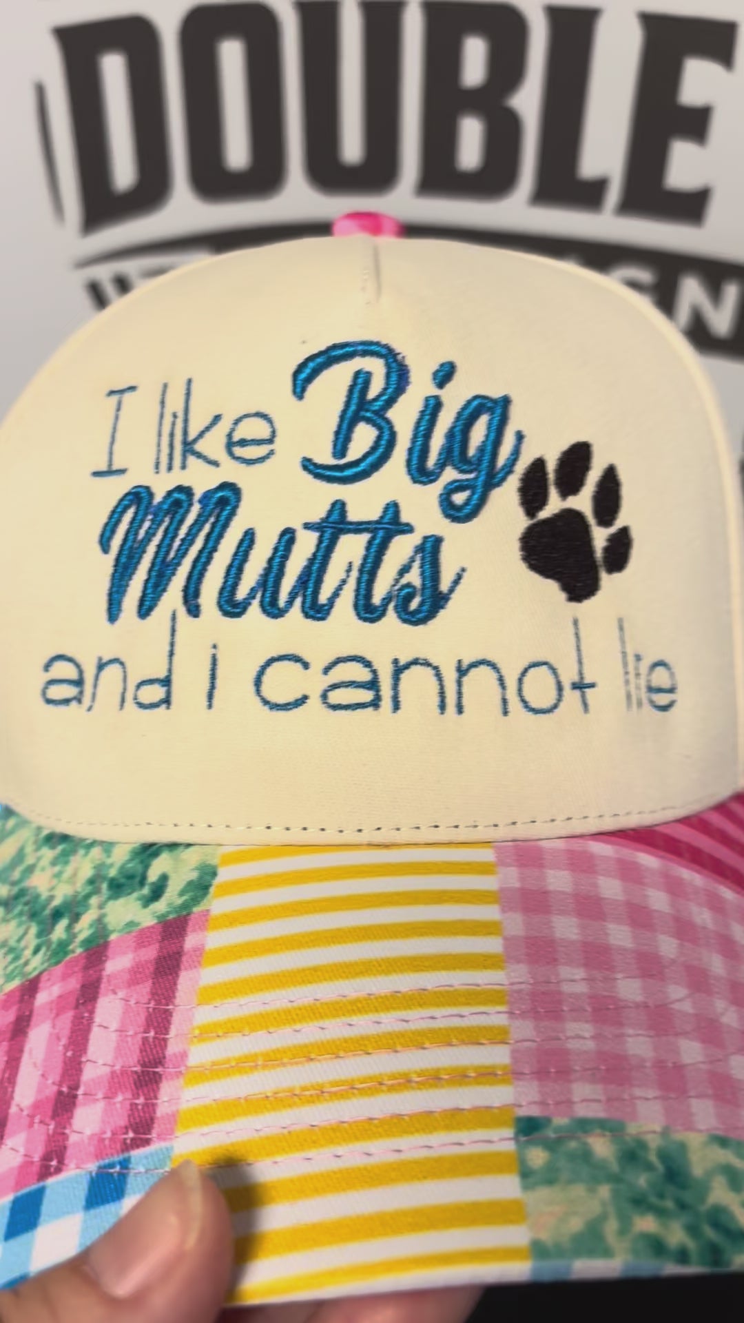 Big Mutts Puff Hat - Multi Colored
