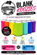 Koozie BLANKS 10 for $10 standard 12 oz can size